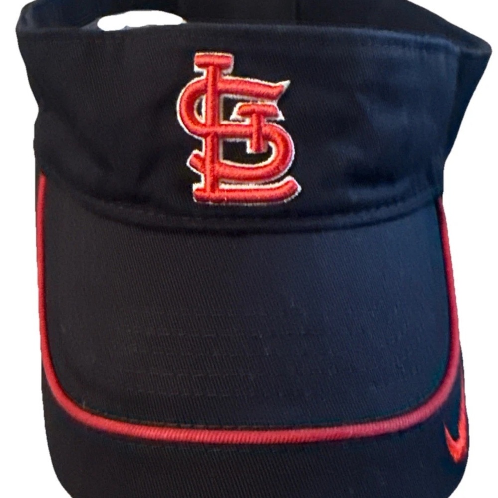 Nike St Louis Cardinals Black and Red Sports Visor